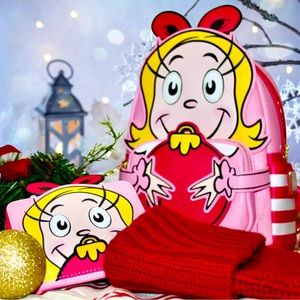 Loungefly Dr Seuss Grinch Cindy Lou Who Cosplay Mini Bag and Wallet Bundle